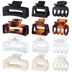 SMKSL front packaging showing full 12-piece transparent clip set for versatile styling