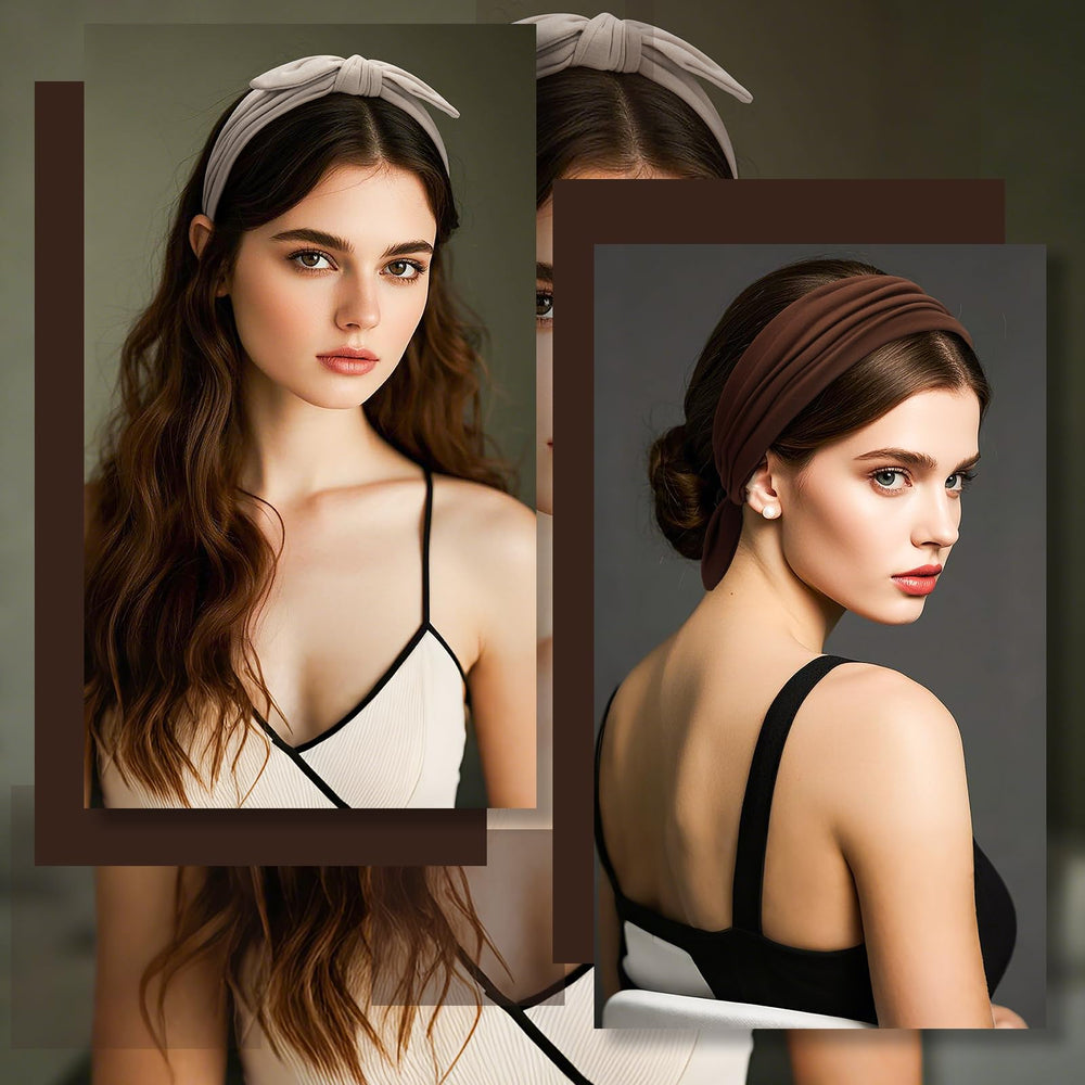 S&N Remille headbands neatly packed in cosmetic bag for easy travel and storage