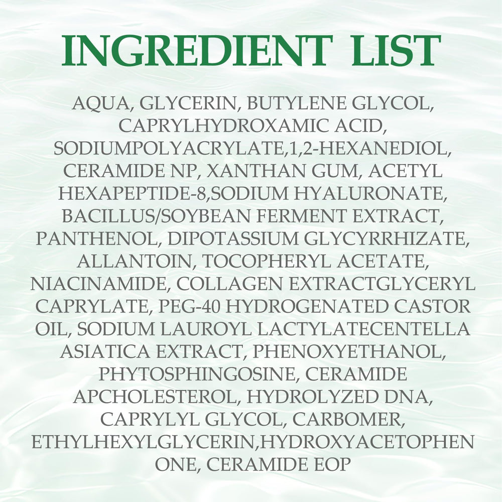 snidin Centella ingredient bottle representing soothing benefits