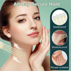 Snifflink application on jawline demonstrating instant profile refinement