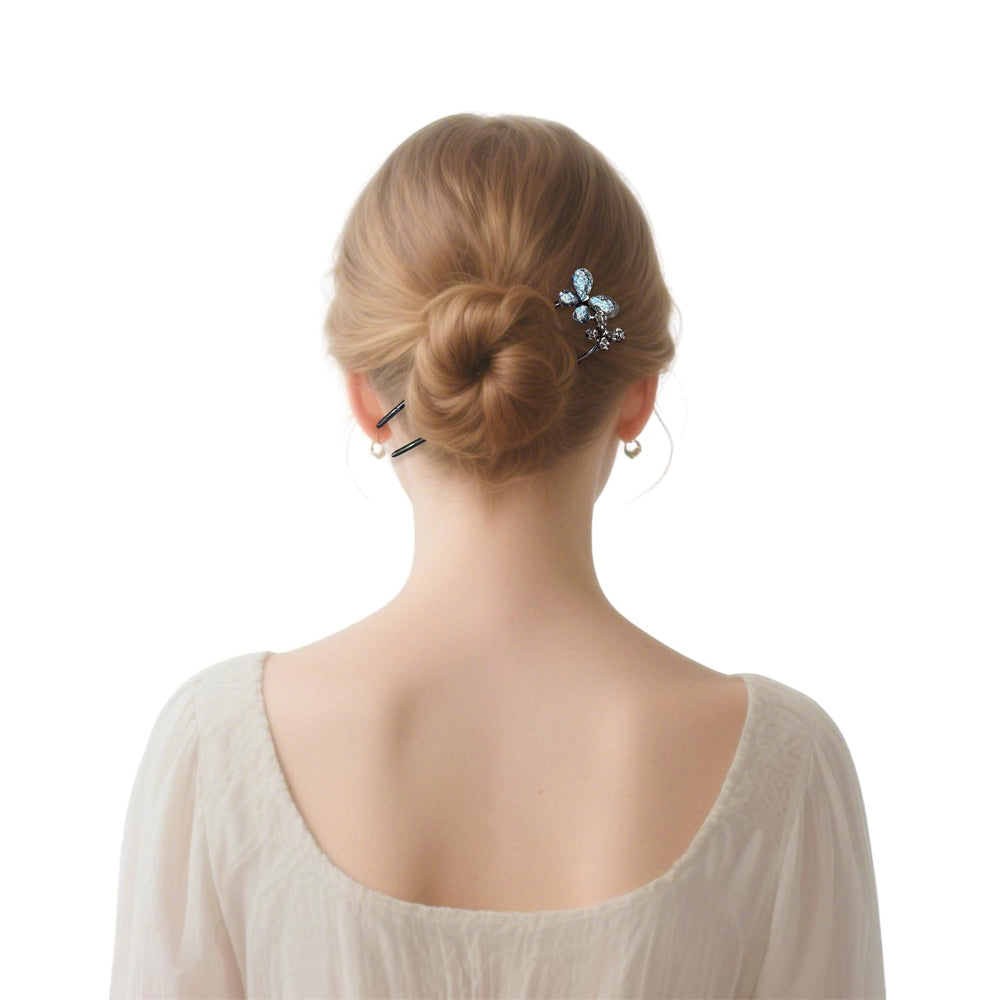 Snmzlc worn by woman with updo illustrating polished look and everyday elegance