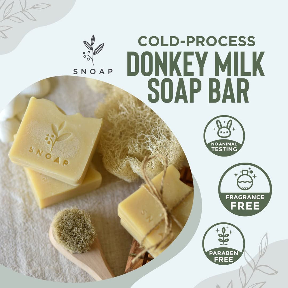 SNOAP soap size comparison with hand for scale showing compact 5 oz convenience