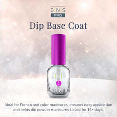 SNS Healthy Natural Nails cap and brush detail demonstrating precise base application