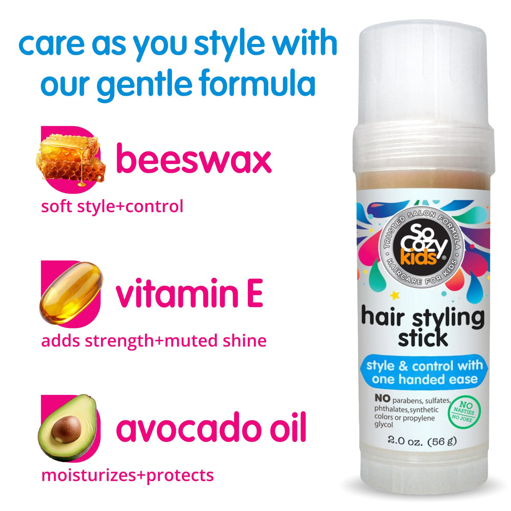 So Cozy being applied to baby hairs in hand for neat control benefit