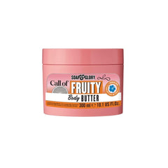 Soap & Glory tub front view showing vibrant packaging and tropical appeal