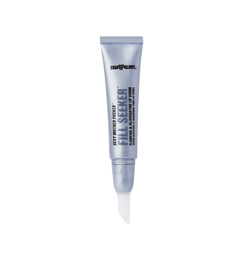 Soap & Glory texture swirl of gloss illustrating satin finish and moisturizing feel benefit