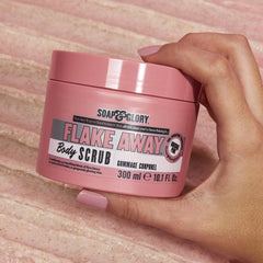 Soap & Glory original pink bottle staged in shower conveying convenient daily use