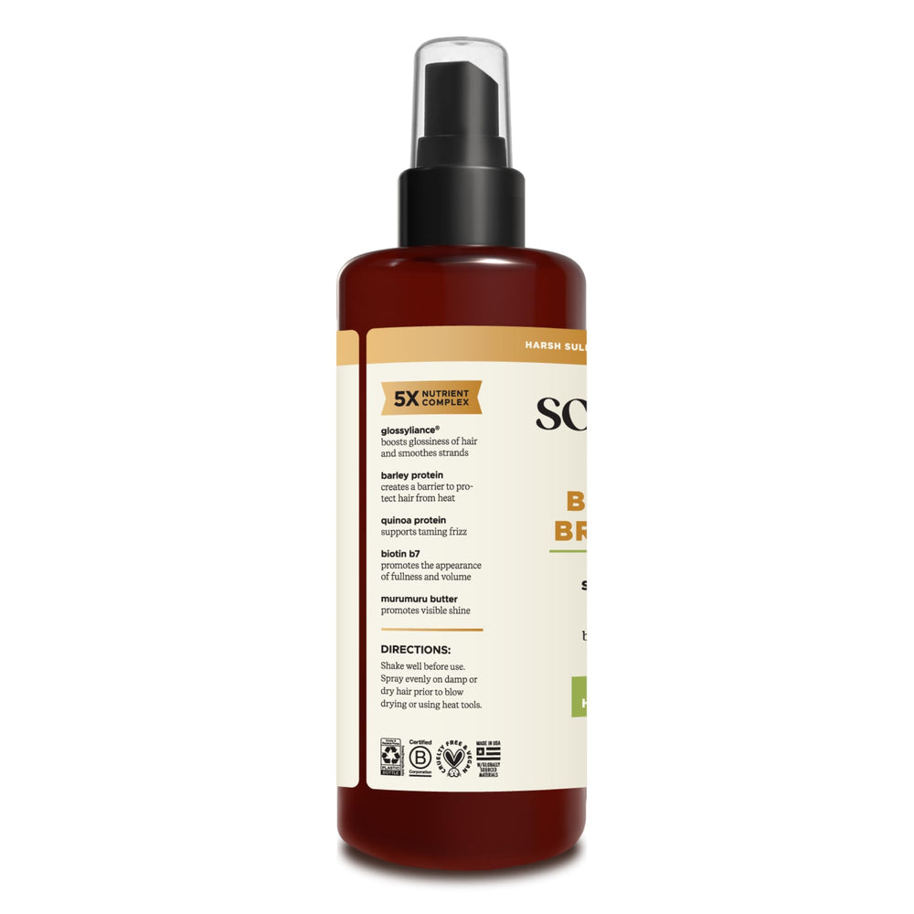 Soapbox product on hair strand highlighting smooth texture and shine