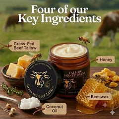 Soaps and Scent Company balm applied on hand demonstrating quick absorption and hydration