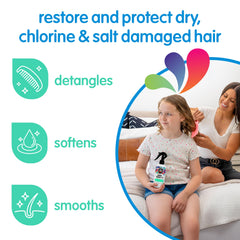 SoCozy texture shot of lightweight formula on hair strands for smooth hydration