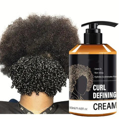 Soelegant before and after comparison showing improved curl definition and added shine
