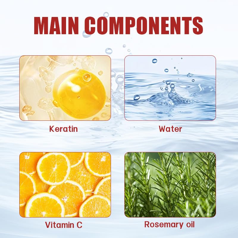 Soelegant label ingredients focus highlighting keratin and vitamin C benefits