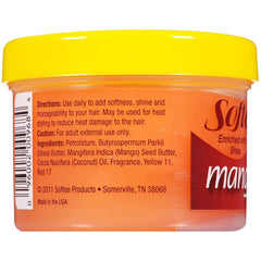 Softee mango butter cream texture close-up demonstrating rich emollient consistency for deep hydration