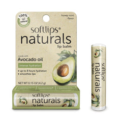 SoftLips front packaging showing three tubes and recycled carton, convenient hydration