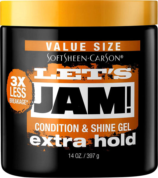 SoftSheen front package showing 14oz value size and product benefits