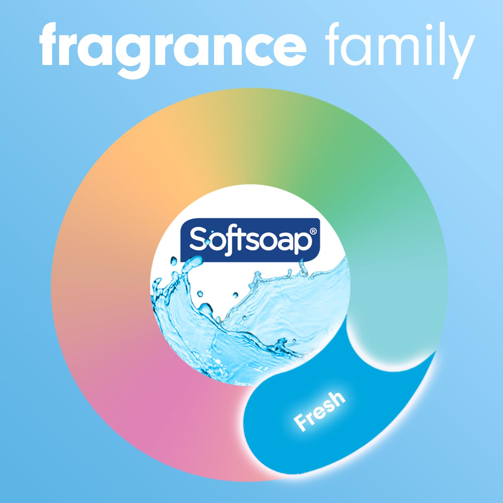 Softsoap bottle in hand showing comfortable grip and quick use