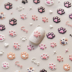 SOFTSOUL trimmed sticker pieces ready to fit different nail widths and shapes