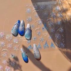 SOFTSOUL festival manicure lifestyle shot showing long-lasting sparkle