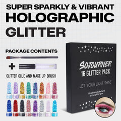 SoJourner Bags glitter texture closeup showing holographic sparkle and reflective depth