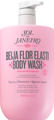 Sol de Janeiro front bottle showing 1L jumbo size and label, convenient refill benefit