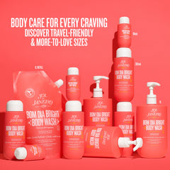 Sol de Janeiro in-shower lifestyle shot, jumbo bottle installed for routine