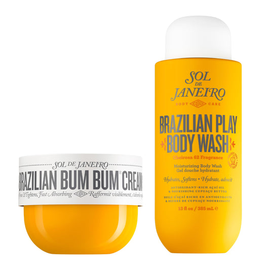 Sol de Janeiro bum bum cream front packaging showing product and luxury appeal