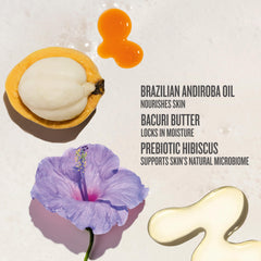Sol de Janeiro oil transforming into foam on hand for gentle cleansing