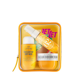 Sol de Janeiro front packaging travel trio showing convenience and gifting benefit