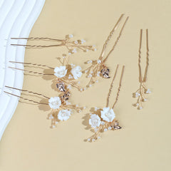 SOLENY styled bride side profile wearing pins showing cohesive wedding look