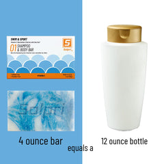Solpri bar staged with conditioner showcasing pair-for-moisture benefit