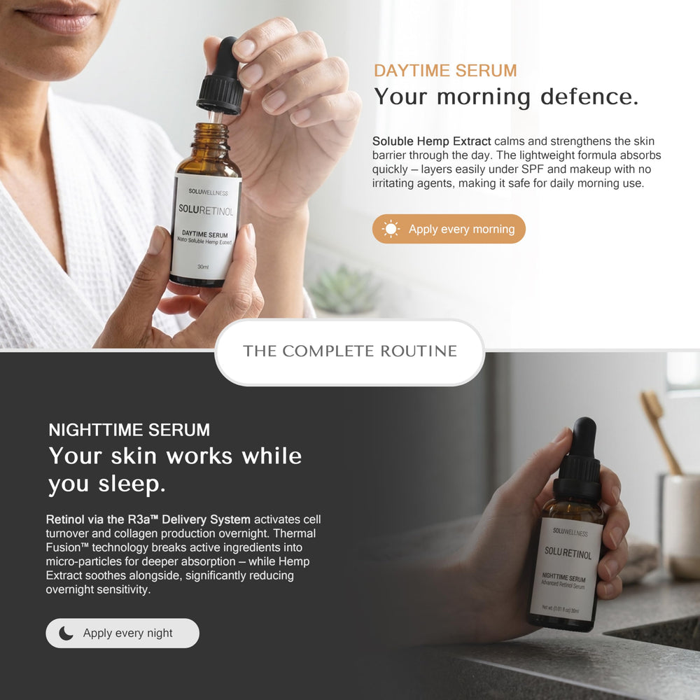 SOLURETINOL label ingredients closeup clarifying formulation transparency