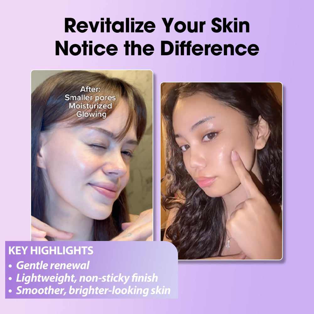 SOME BY MI serum texture drop highlighting smooth application benefits