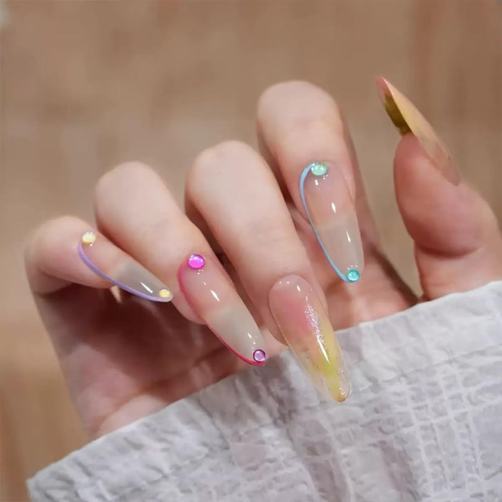 SONGJIE lifestyle shot of manicure process showing practical kit use