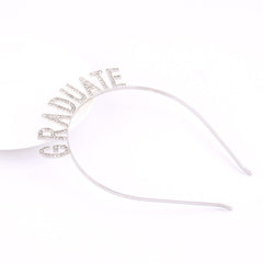Soochat headband worn by graduate demonstrating comfortable fit and style