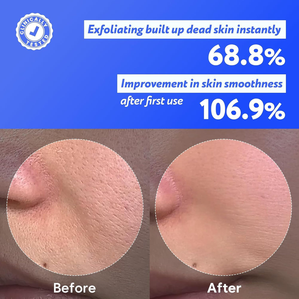 SOONDING biodegradable exfoliating beads detail for gentle smoothing
