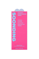 SOONDING product with coconut and ceramide visuals indicating lipid restoration