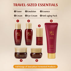 Sooryehan eye cream mini tube highlighting targeted delicate-area care