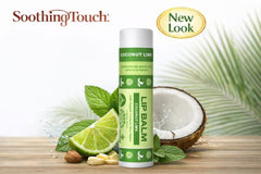 Soothing Touch tub next to everyday items showing 4 oz size and portability