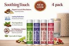 Soothing Touch creamy balm texture close-up highlighting smooth moisturizing finish