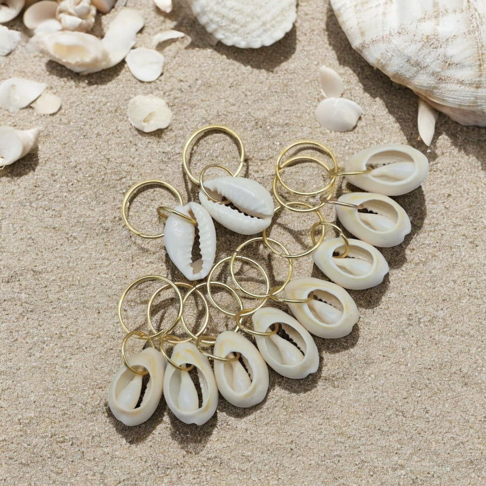 Sopopal shells accenting an updo for polished event-ready styling