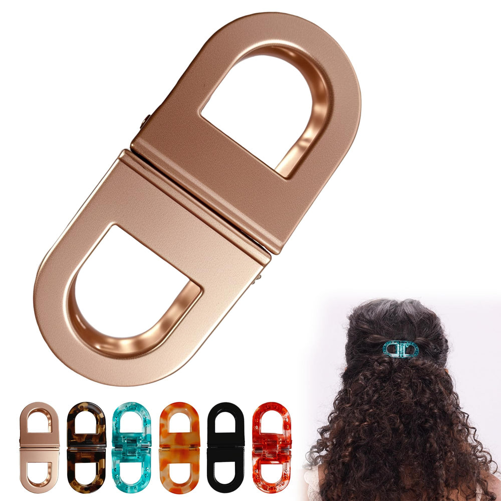 Sopurrrdy gold clip front view showing polished finish and elegant hold