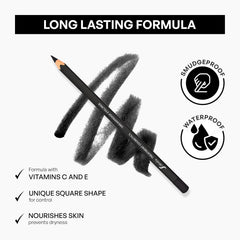 SORMÉ pencil tip closeup highlighting creamy texture for smooth, no-tug lines
