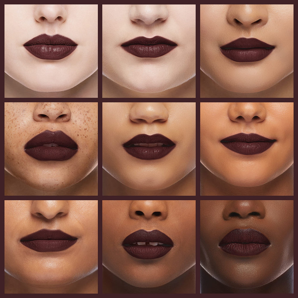 SORMÉ applying Vamp to lips for clean lines and long wear