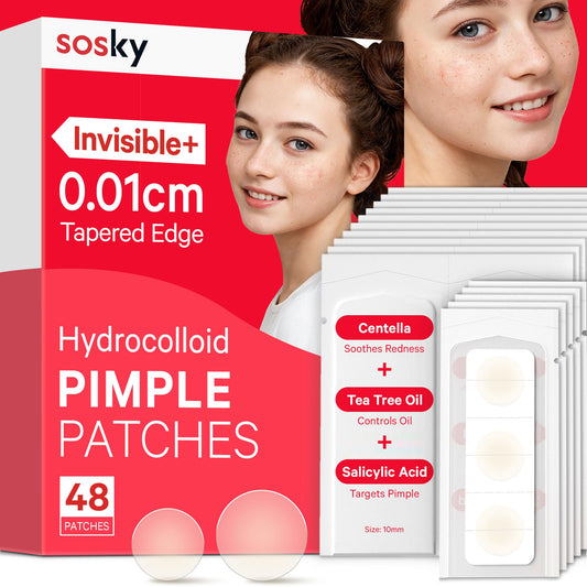 Sosky front packaging showing 48-count and discreet design benefit