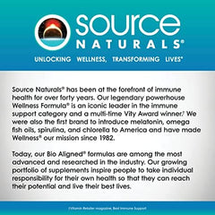 Source Naturals packaging label and ingredients, transparency and quality benefit