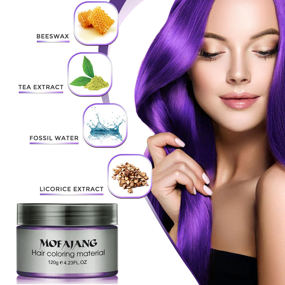 SOVONCARE open jar texture revealing creamy purple wax for smooth styling application