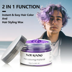 SOVONCARE purple streak on blonde hair highlighting vivid color payoff and contrast