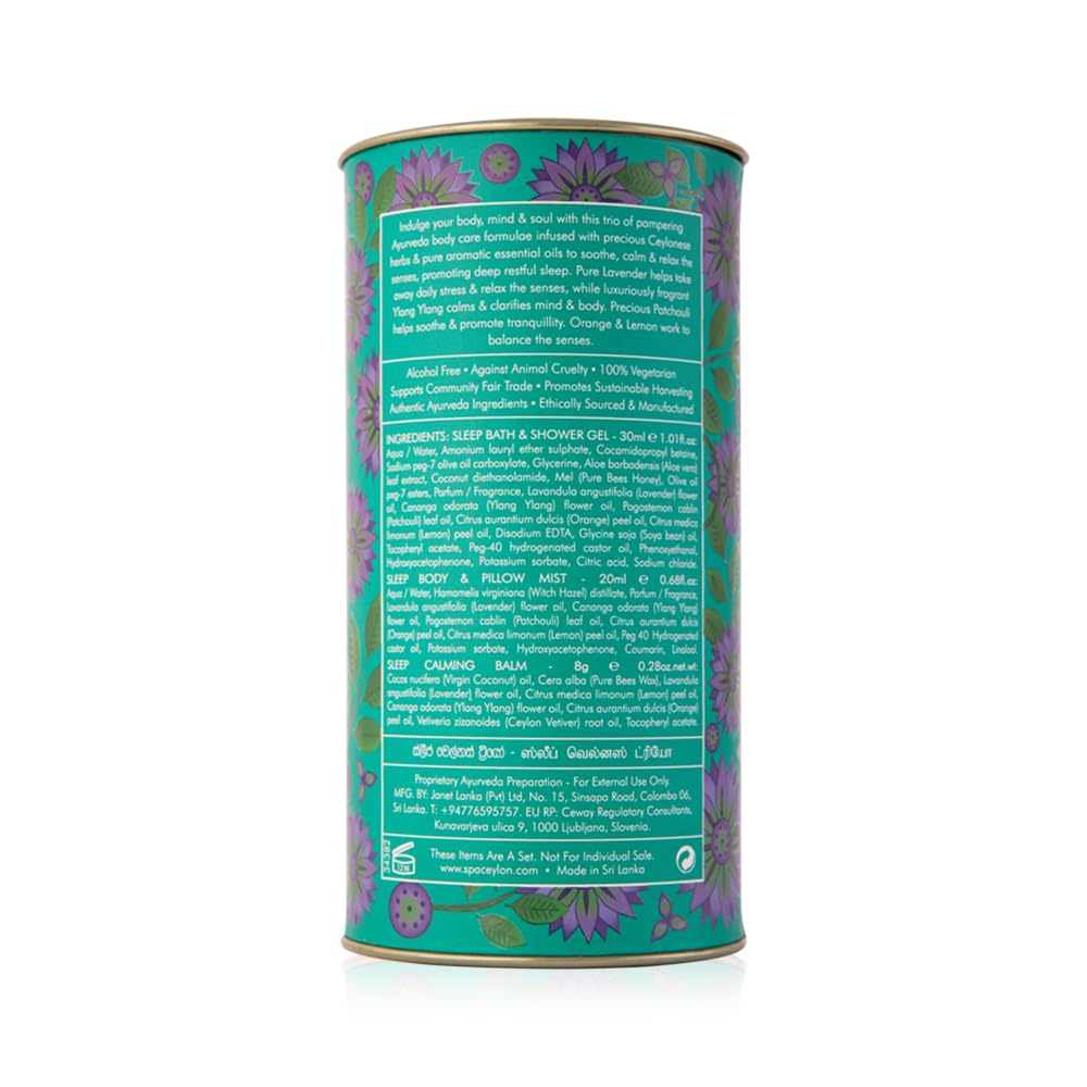 SPA CEYLON balm applied to wrist pulse point for targeted calming scent benefit