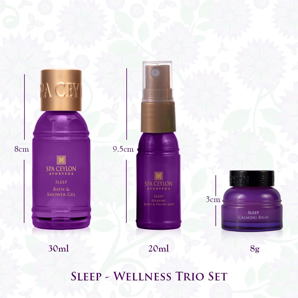 SPA CEYLON sleep body and pillow mist spray in action providing quick-drying hydration