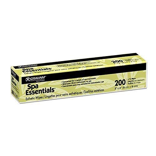 Spa Essentials Graham esthetician using a 2x2 wipe to precisely remove makeup for precise treatment prep
